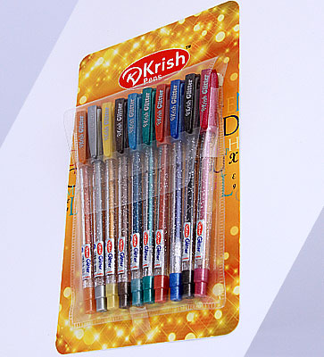 Glitter ball on sale pen