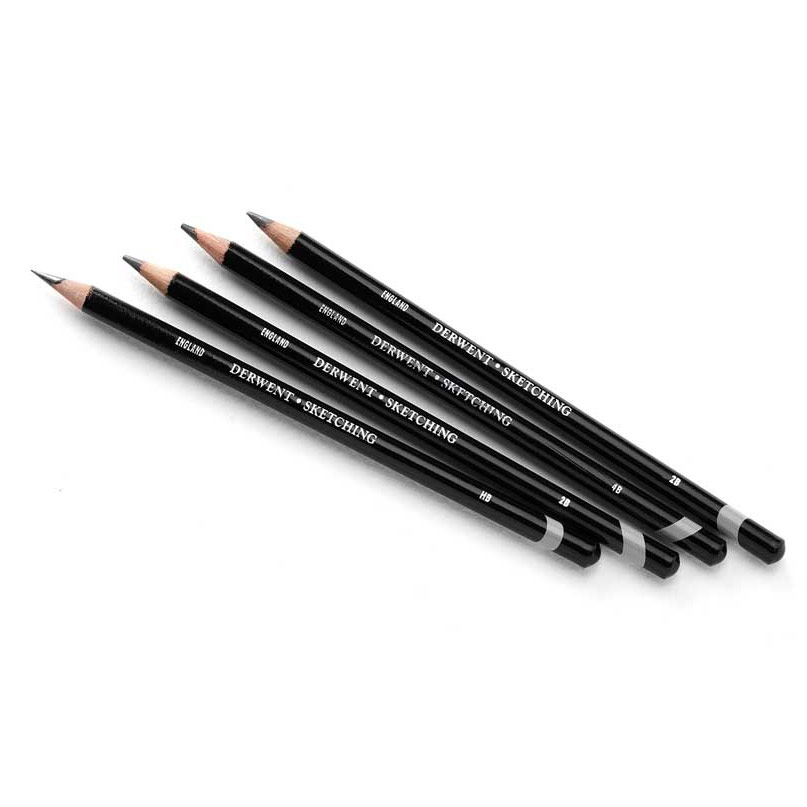Derwent Sketching Pencils Pack of 4